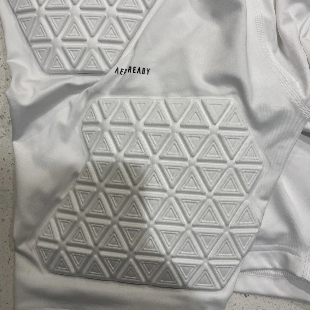 NWT $80 Men's XL Adidas Aeroready‎ Padded Football Shorts White IM3608